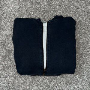 Men's L y2k distressed Dickies jacket.